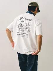ワイルドグースチェイスプリントTシャツ