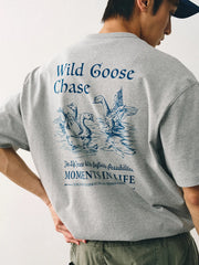 ワイルドグースチェイスプリントTシャツ正面