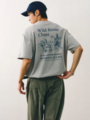 ワイルドグースチェイスプリントTシャツ