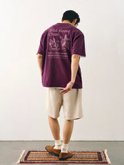 ワイルドグースチェイスプリントTシャツ