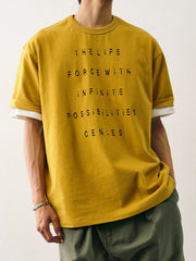 ヴィンテージダメージロゴTシャツ