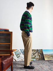 A&Sカラー アイビースタイル ラグビーシャツ