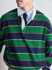 A&Sカラー アイビースタイル ラグビーシャツ