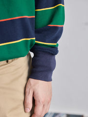 A&Sカラー アイビースタイル ラグビーシャツ