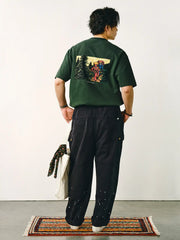 人生のワンフレームプリントTシャツ