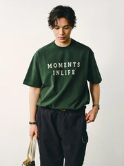 人生のワンフレームプリントTシャツ