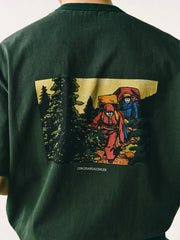 人生のワンフレームプリントTシャツ