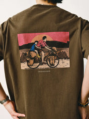 人生のワンフレームプリントTシャツ