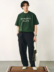 人生のワンフレームプリントTシャツ