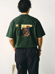 人生のワンフレームプリントTシャツ