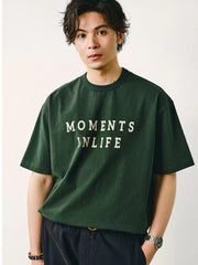 人生のワンフレームプリントTシャツ