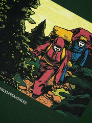 人生のワンフレームプリントTシャツ