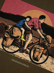 人生のワンフレームプリントTシャツ