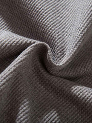 4色展開 ワッフル織りカーディガンセーター