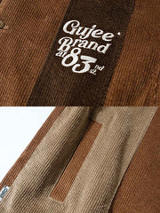 製品画像
パッチワークコーデュロイ襟付きジャケット、グラデーションカラーのパッチワークと胸元の刺繍ディテール、両サイドのポケットで実用性が増し、厚手の内側で秋冬に最適な暖かさを提供するジャケット
詳細画像
グラデーションパッチワークと刺繍ディテール、襟付きデザインで寒風を防ぐ、厚手の素材を使用した内側、冬の必需アイテムとして最適なデザイン