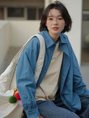 配色ラグランスリーブスリム長袖Tシャツ