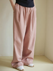 ハイウエストワイドレッグロングパンツ