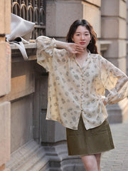 ヴィンテージブラウンデニムミニスカート