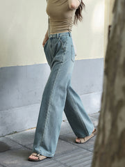 レトロハイウエストワイドデニム