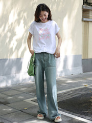 レトロハイウエストワイドデニム