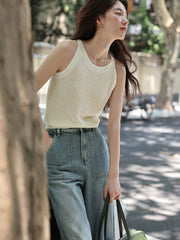 レトロハイウエストワイドデニム