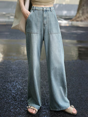 レトロハイウエストワイドデニム