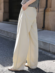 ワイドシルエット通勤カジュアルパンツ