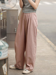 ワイドシルエット通勤カジュアルパンツ