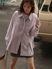 ヴィンテージハイウエストPUレザーミニスカート