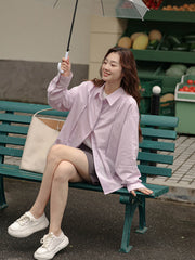 ヴィンテージハイウエストPUレザーミニスカート