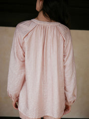 テンセルセットアップ:防晒クルミボタンシフォンシャツ+ハイウエストショートパンツ