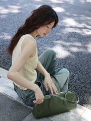 通気性リネンタンクトップ