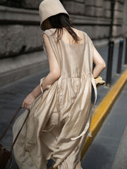 ヌードピンクキャミソールドレス