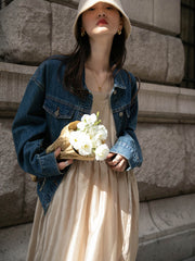 ヌードピンクキャミソールドレス