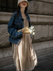 ヌードピンクキャミソールドレス