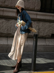 ヌードピンクキャミソールドレス