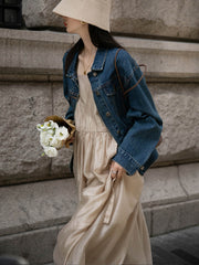 ヌードピンクキャミソールドレス