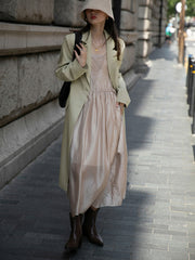 ヌードピンクキャミソールドレス