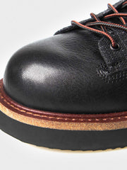 パッチワーク 牛革レザーハンドメイドシューズ