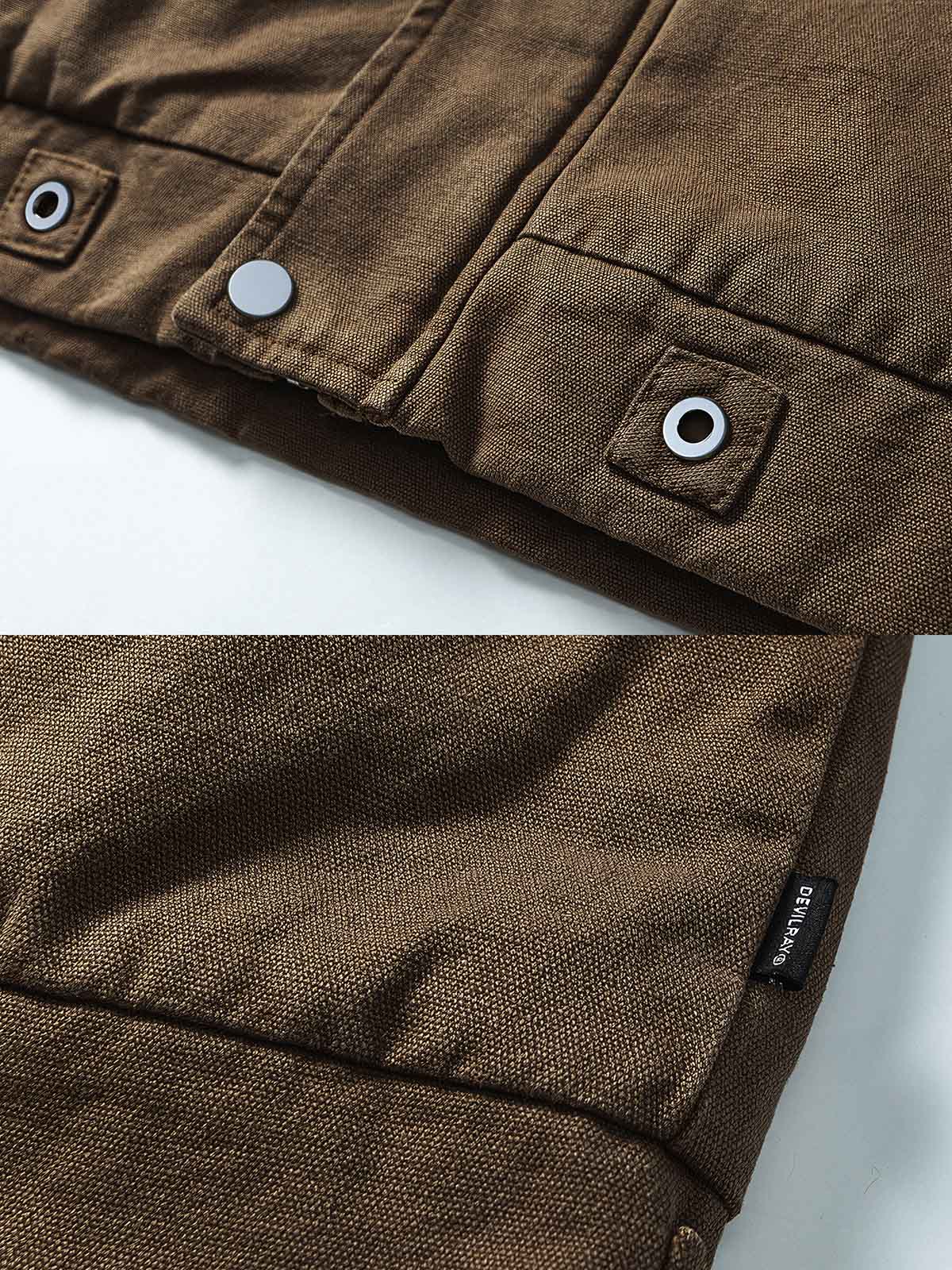 製品画像
"改良型 M51 スタンドカラー ワーク 中綿ジャケット、1950年代の米軍冬季制服を基にした現代的な改良型、ヴィンテージ感のある水洗い処理と自然な色あせ、加厚設計で防寒性と耐久性を強化"
詳細画像
"M51スタイルの改良型ワークジャケット、精緻な水洗い処理でヴィンテージ感のある外観、スタンドカラーで防寒性を高め、加厚設計とゆったりシルエットで快適な着心地を提供、大きなポケットとシンプルなボタンが特徴"