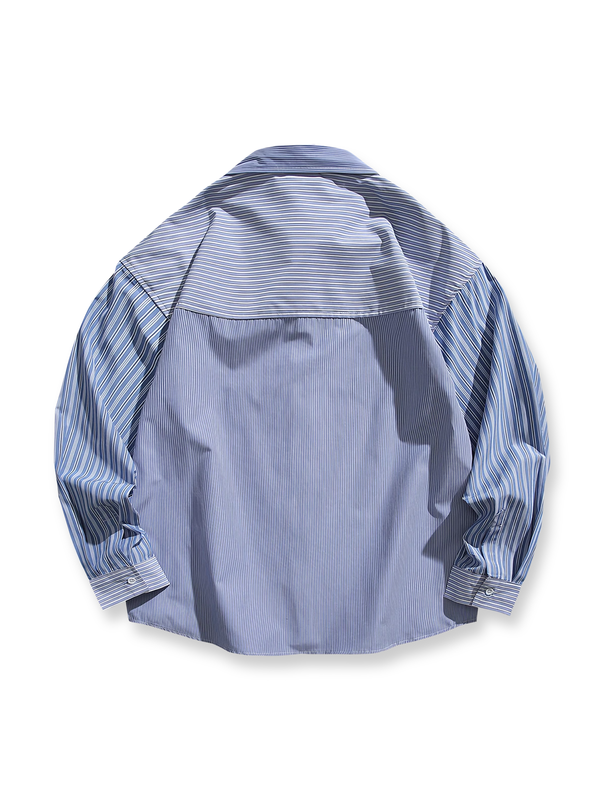 製品画像
アシンメトリックストライプシャツ、クラシックなストライプ柄に個性的な切り替えデザインを施し、ファッション性と快適さを兼ね備えた一着。
詳細画像
アシンメトリックストライプデザインと混紡素材、コットンとポリエステルの優れた組み合わせがシワになりにくく、手入れが簡単。四季を通して着用可能な長袖シャツ。