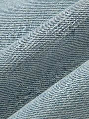 製品画像: アメカジファッションのレトロなスタイルとヴィンテージウォッシュデザインを特徴とするストレートデニムパンツ全体展示、100%コットン素材で仕上げたクラシックなデザイン
詳細画像: ウォッシュド加工とルーズフィットのストレートカットのディテール特写、自然なヴィンテージ感を強調