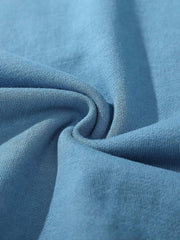 藍染め クルーネックスウェット