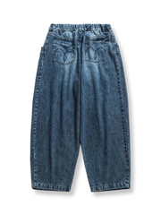 エイジングウォッシュ ハーレム デニムパンツ