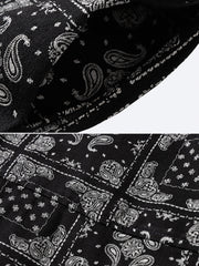 ペイズリー柄 ワークシャツ