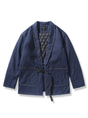 伝統+現代 デニム中綿 はんてん