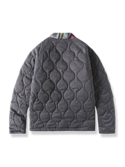 民族調 リバーシブル中綿はんてん