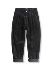 全綿 コーデュロイ ストレート スラックス