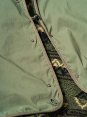 収納可能 フリースブランケットジャケット