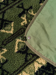 収納可能 フリースブランケットジャケット